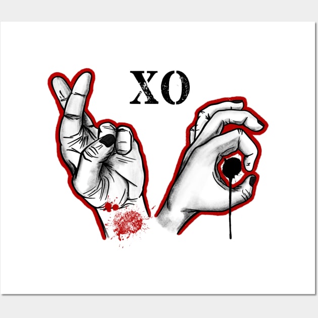 XO Wall Art by simokava